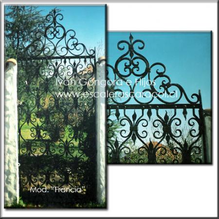 Puerta peatonal modelo:Francia